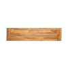 Carlisle Benches, Sandblasted Brown + Rustic Metal